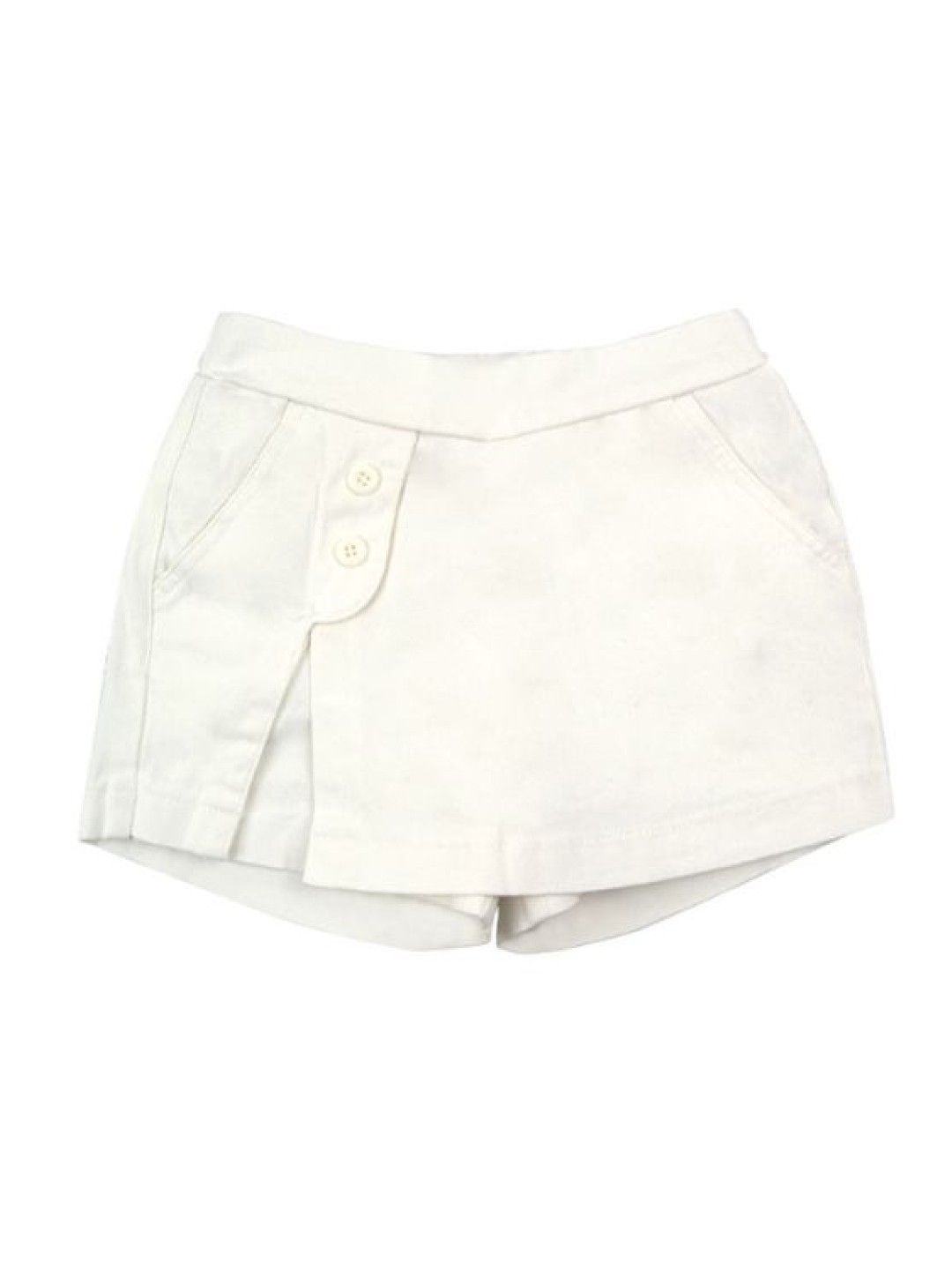 Grizzly Girls Twill Skorts with Front Pocket (White- Image 1)