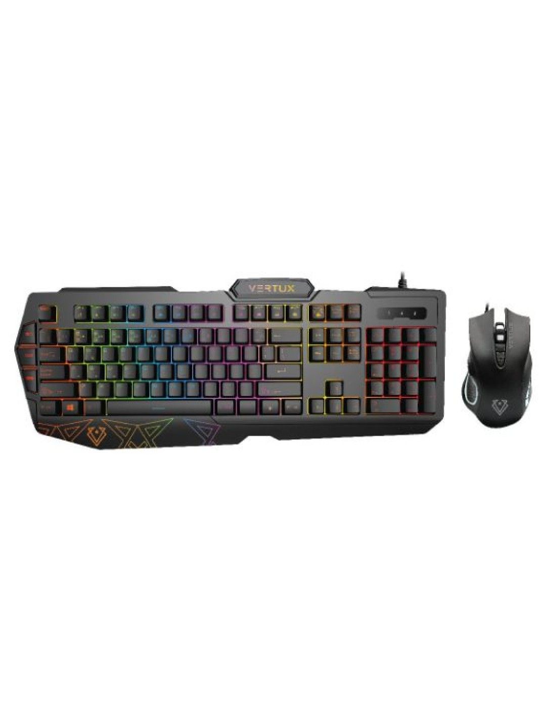 Vertux VENDETTA Ergonomic Gaming Keyboard & Mouse With Programable Macro Keys