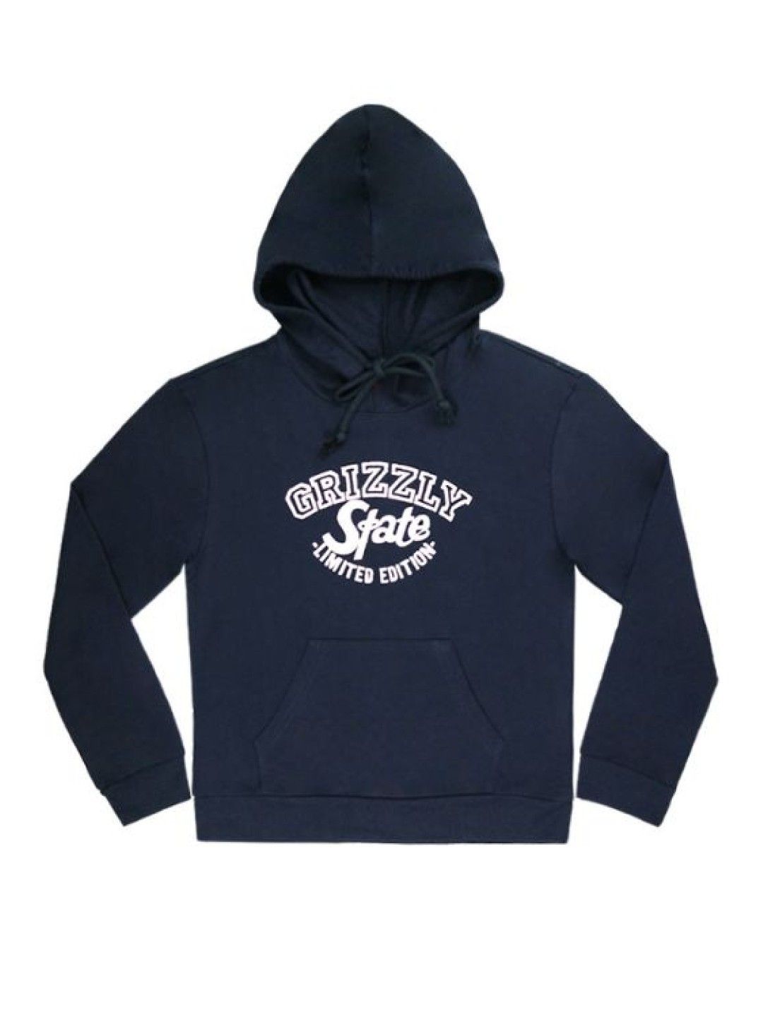 Grizzly Girls Hoodie Jacket with Print (Blue- Image 1)