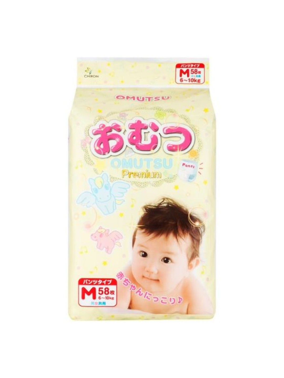 Chiron Omutsu Premium - Pants Type Diaper Medium (58s) (No Color- Image 1)