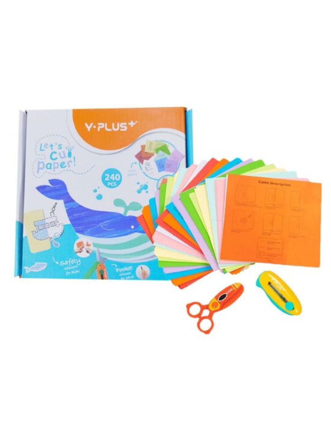 Y-PLUS+ Let's Cut Paper (No Color- Image 1)