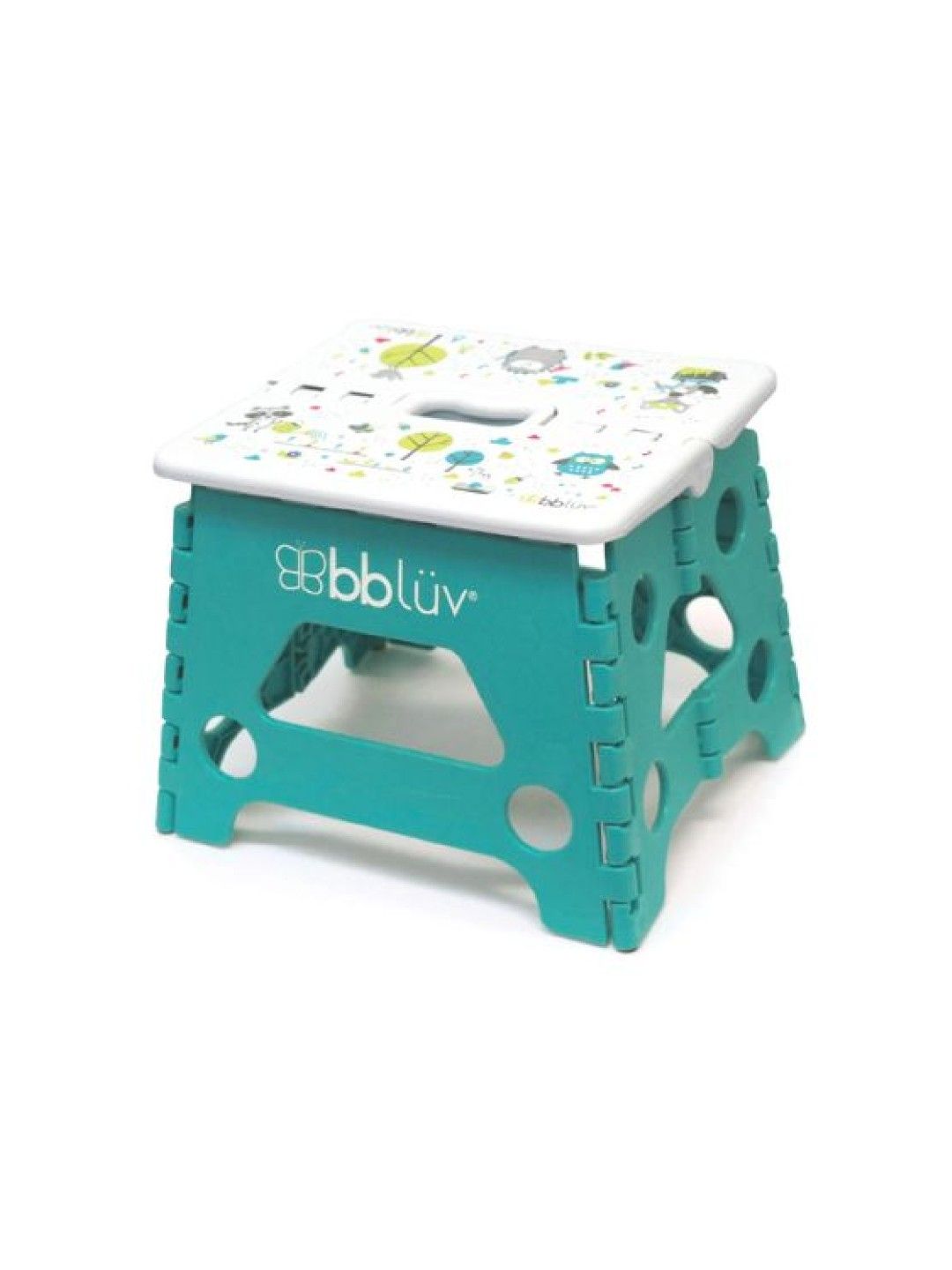 bbluv Stëp: Folding Step Stool (Aqua- Image 1)