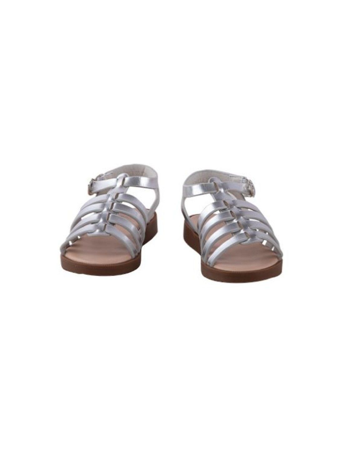 Meet My Feet Floella Flat Sandals (Silver- Image 1)