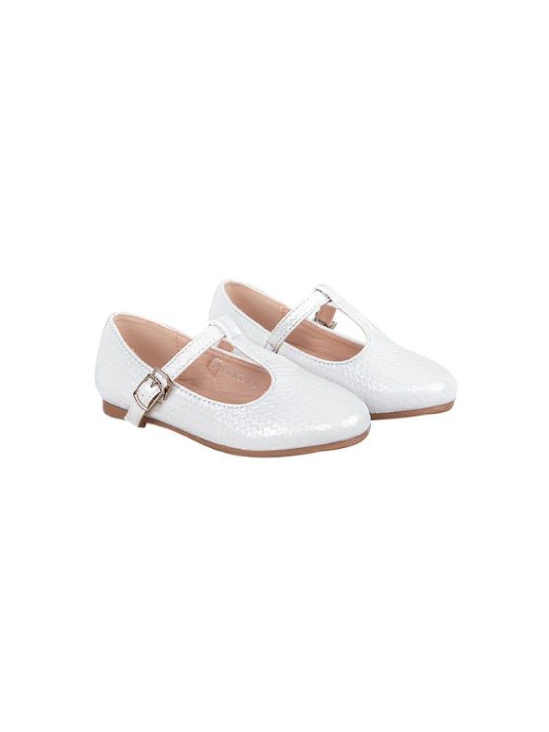 Meet My Feet Francesca Flats (White- Image 1)