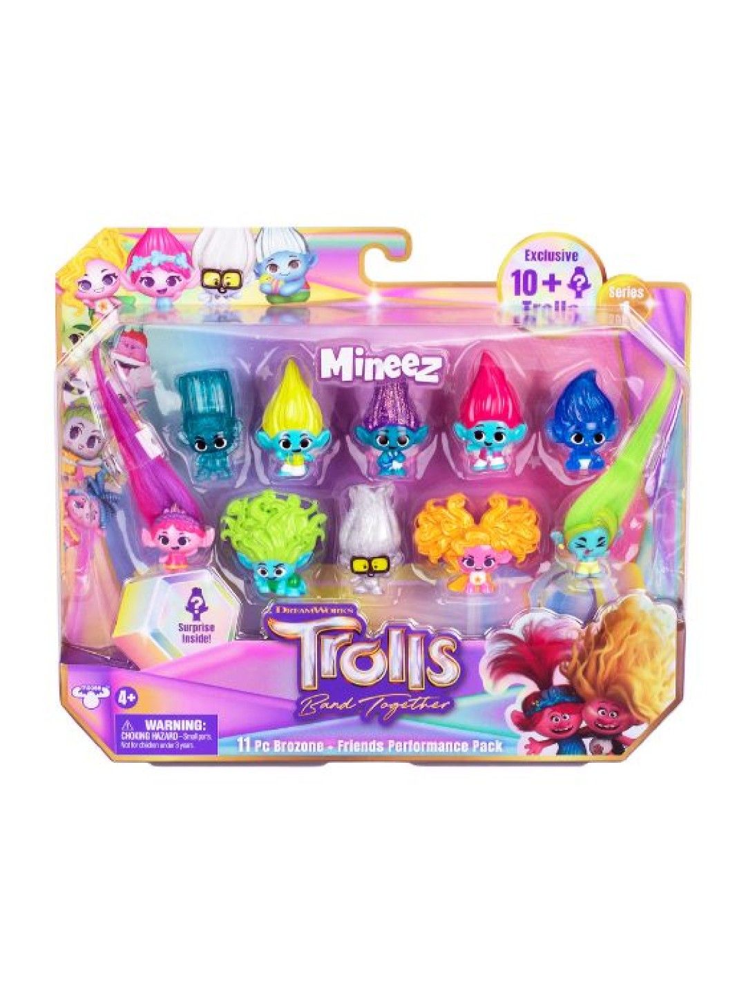 Moose Toys Trolls Mineez Performance Pack (No Color- Image 1)