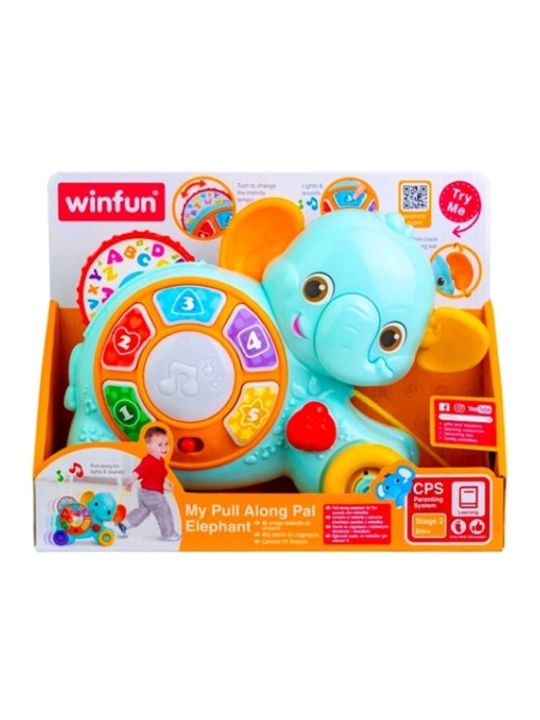 winfun My Pull Along Pal Elephant