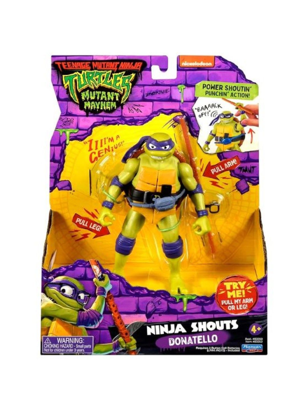 Teenage Mutant Ninja Turtles Mutant Mayhem Ninja Shouts Donatello