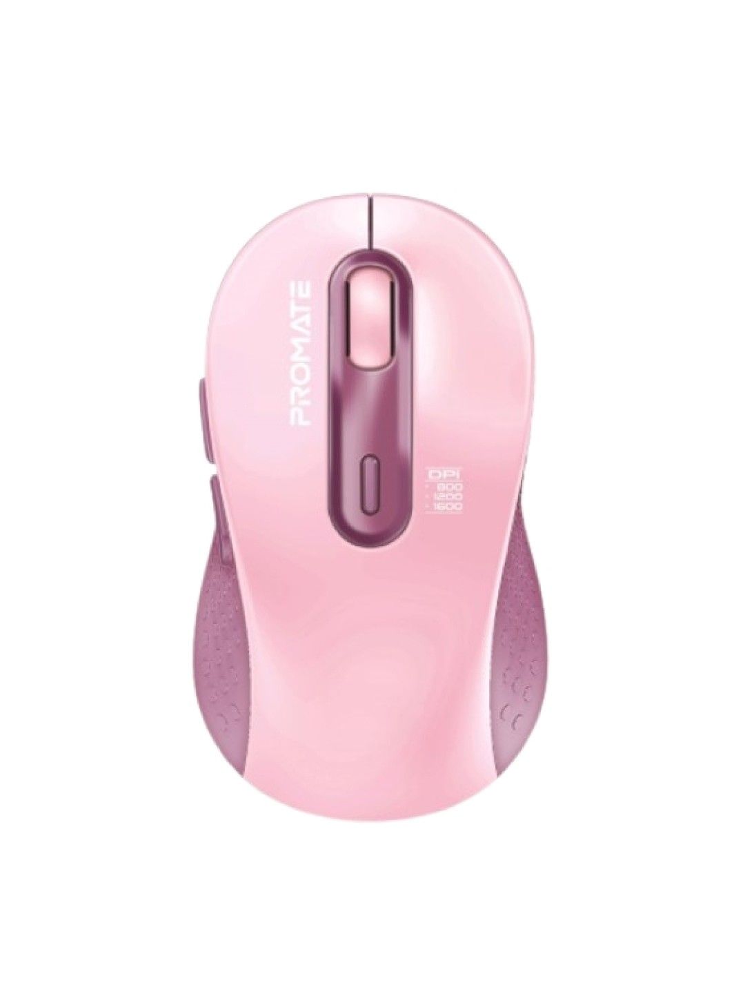 Promate KEN Dual Mode Wireless Optical Mouse Bluetooth & 2.4GHz Connectivity (Pink- Image 1)
