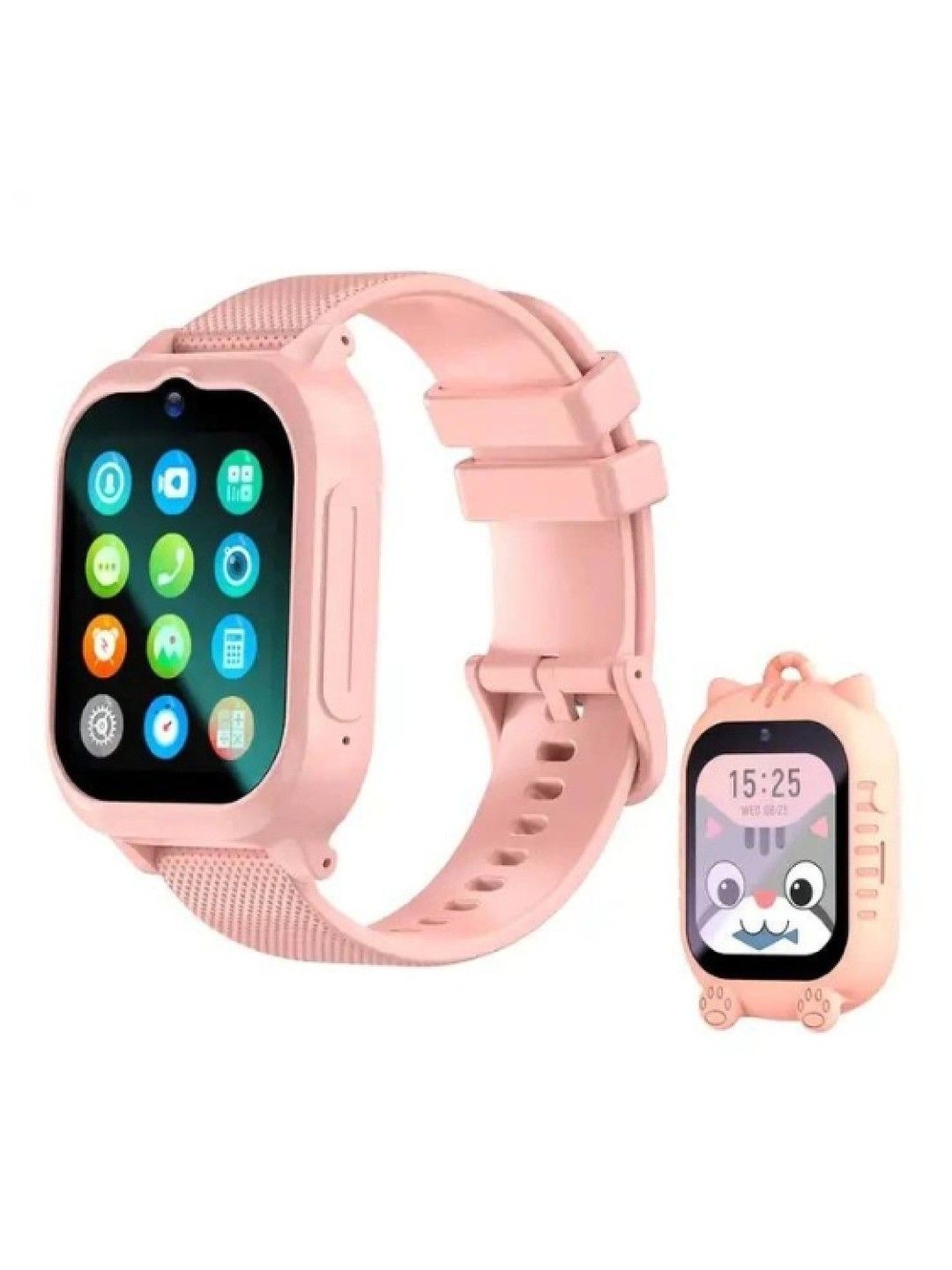 QT Hub Kids 4G Smart Watch (Pink- Image 1)