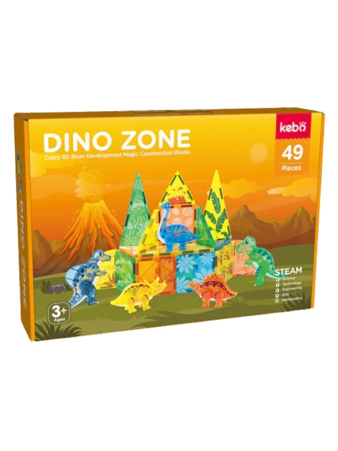 Kebo Dino Zone (49pcs) (No Color- Image 1)