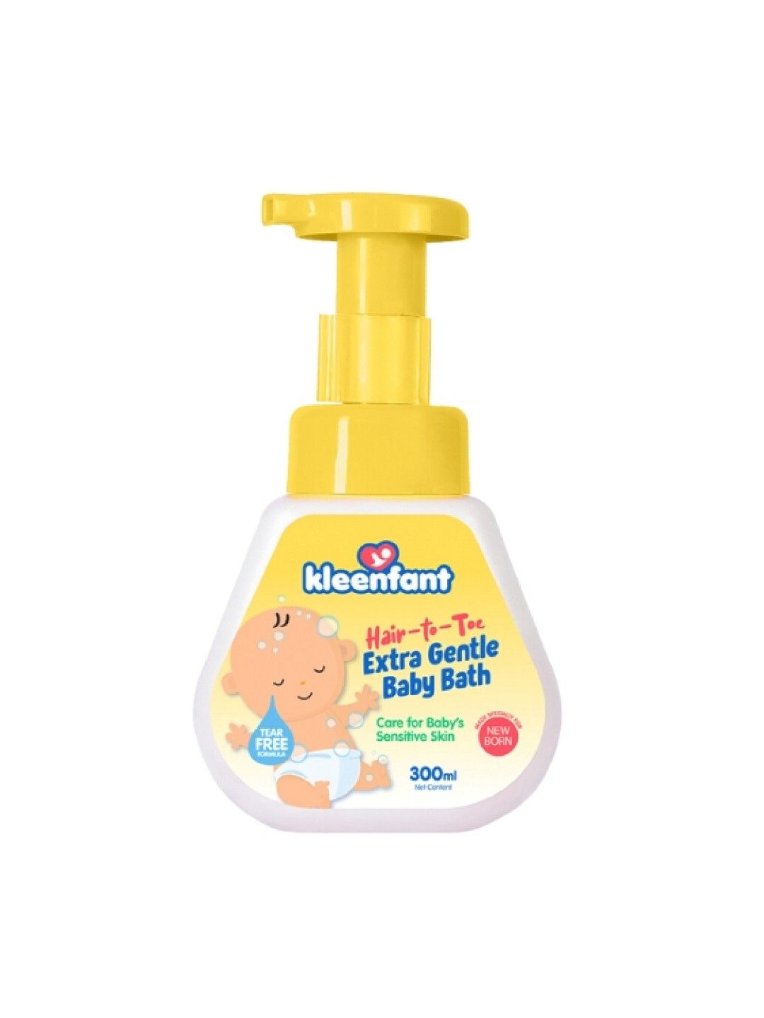 Kleenfant Head to Toe Newborn Baby Bath (300ml) (No Color- Image 1)