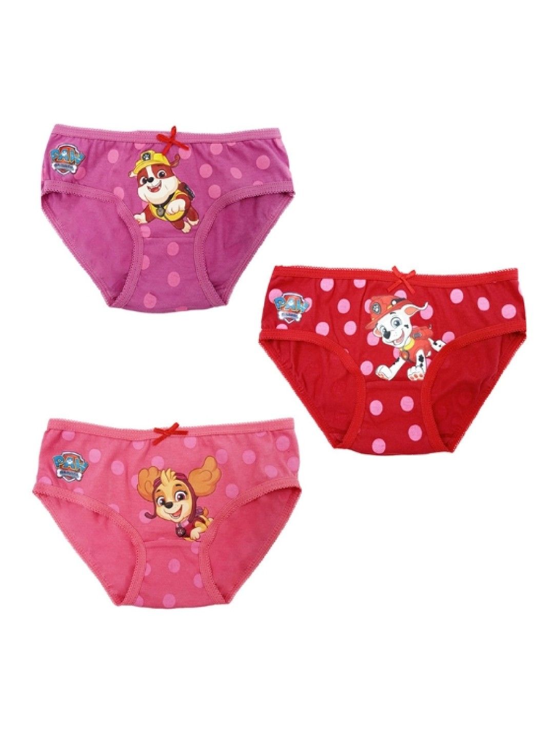 Enfant Paw Patrol Toddler Girls Panty (3 pcs) (Pink/Red/Violet- Image 1)