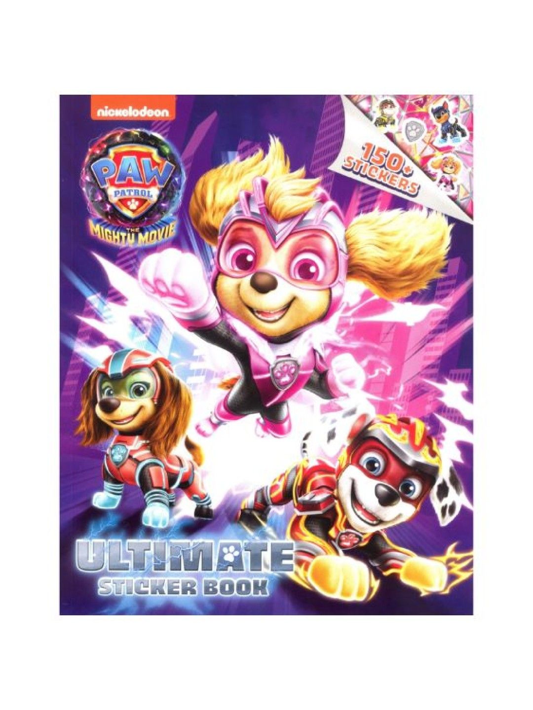 Learning is Fun Nickelodeon Paw Patrol Mighty Movie - Sticker Book (No Color- Image 1)