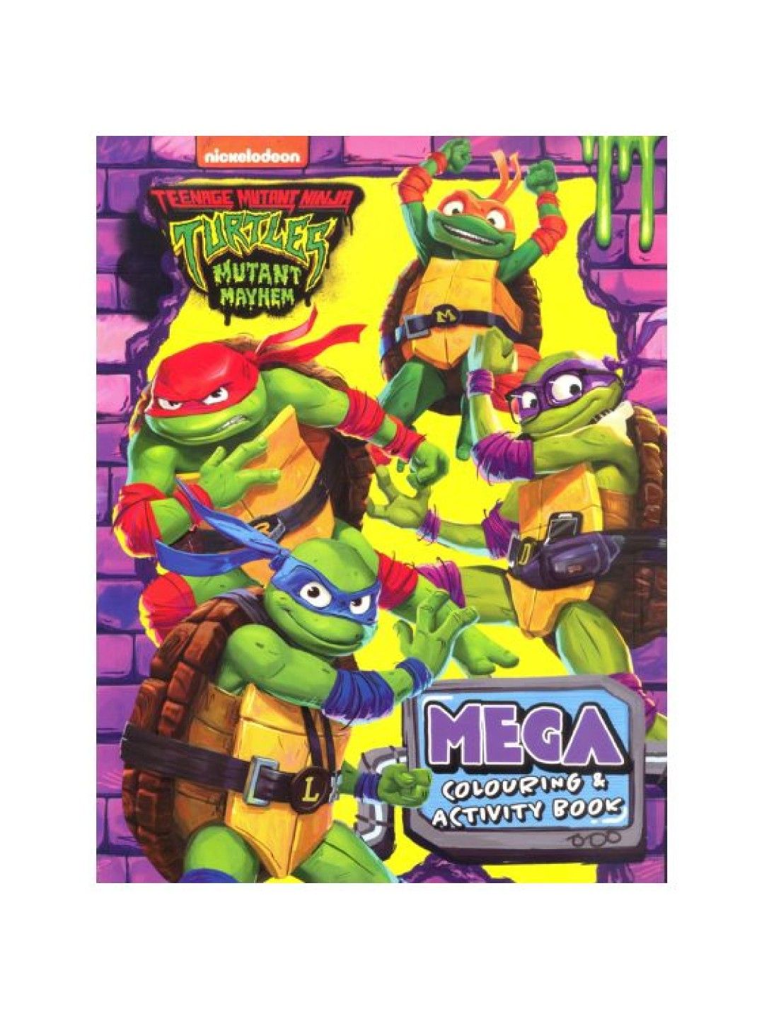 Learning is Fun Nickelodeon TMNT Mutant Mayhem - Colouring and Activity Book (No Color- Image 1)