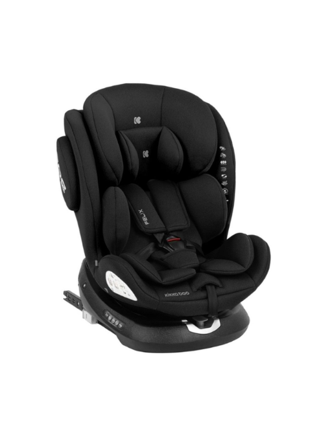 KikkaBoo Car seat 40-150 cm i-Felix i-Size (Black- Image 1)