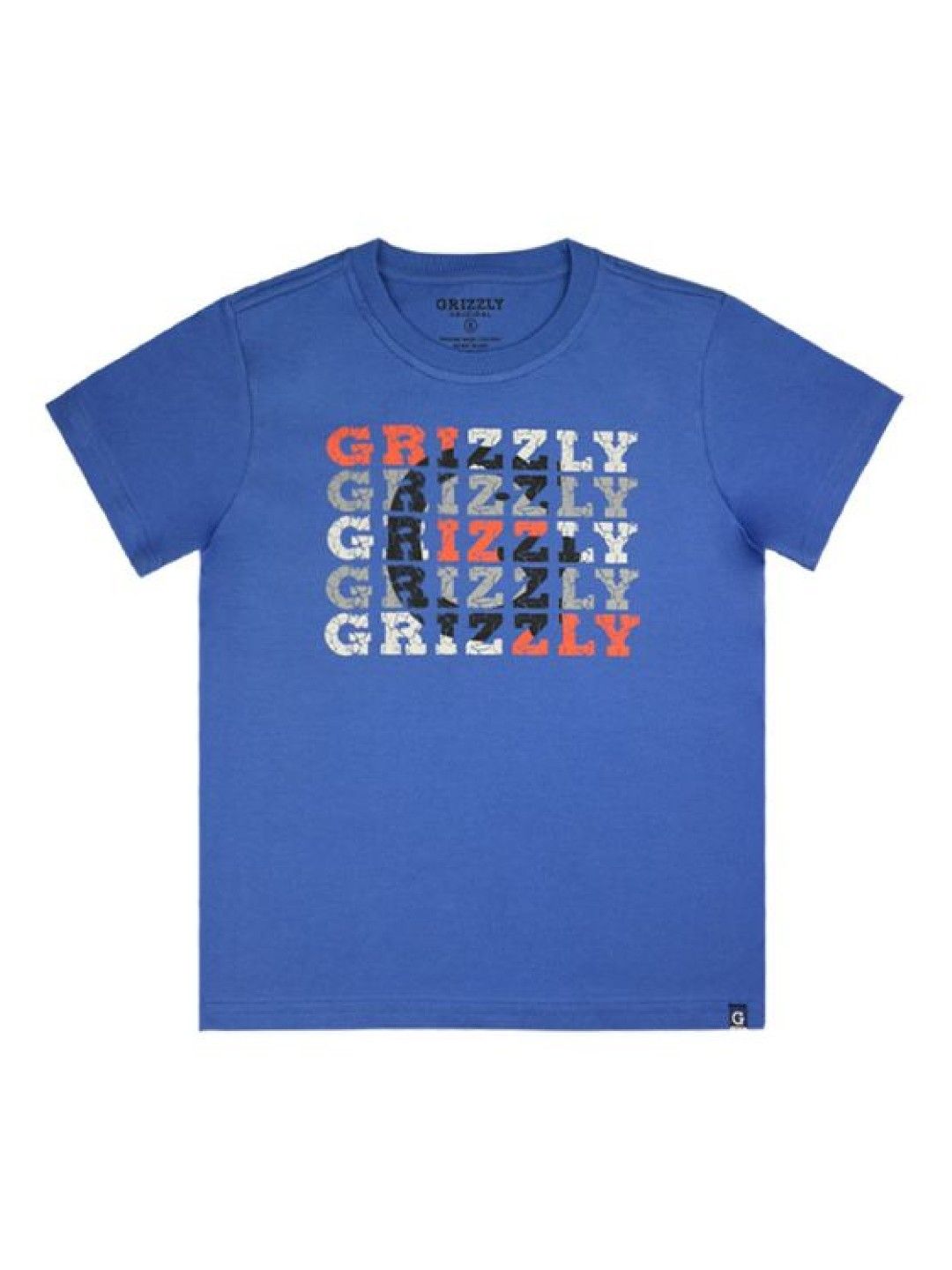 Grizzly Boys Short Sleeve Round Neck with Special Print