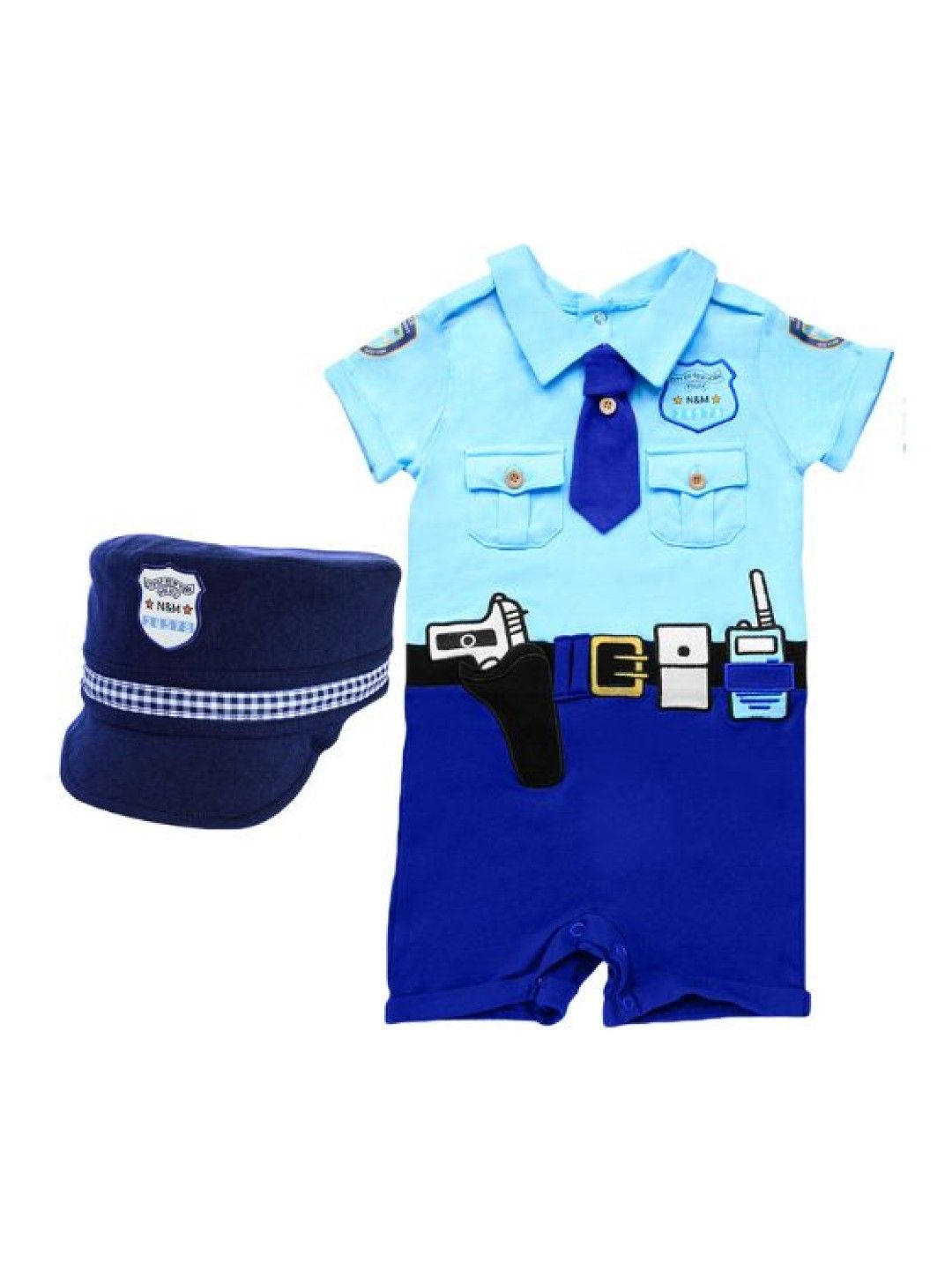 Little Crew Policeman Romper with Hat