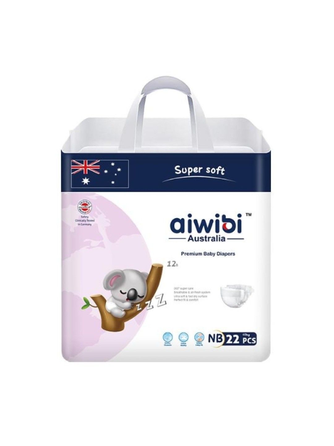 Aiwibi Australia Premium Tape Diaper Newborn (No Color- Image 1)