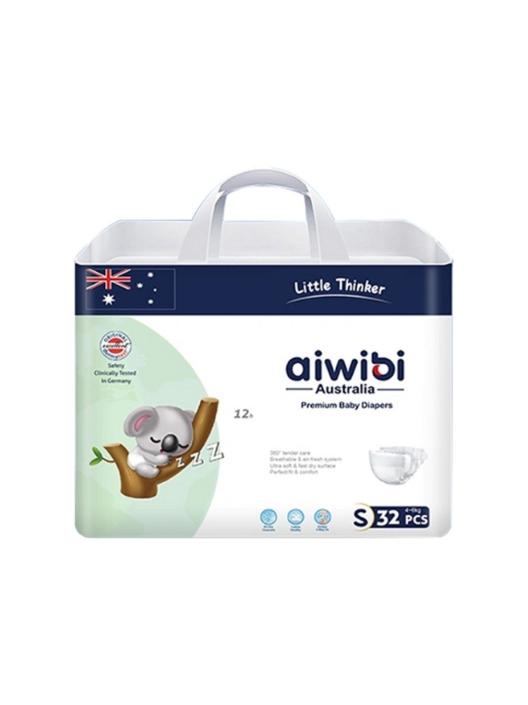 Aiwibi Australia Premium Tape Diaper - Small