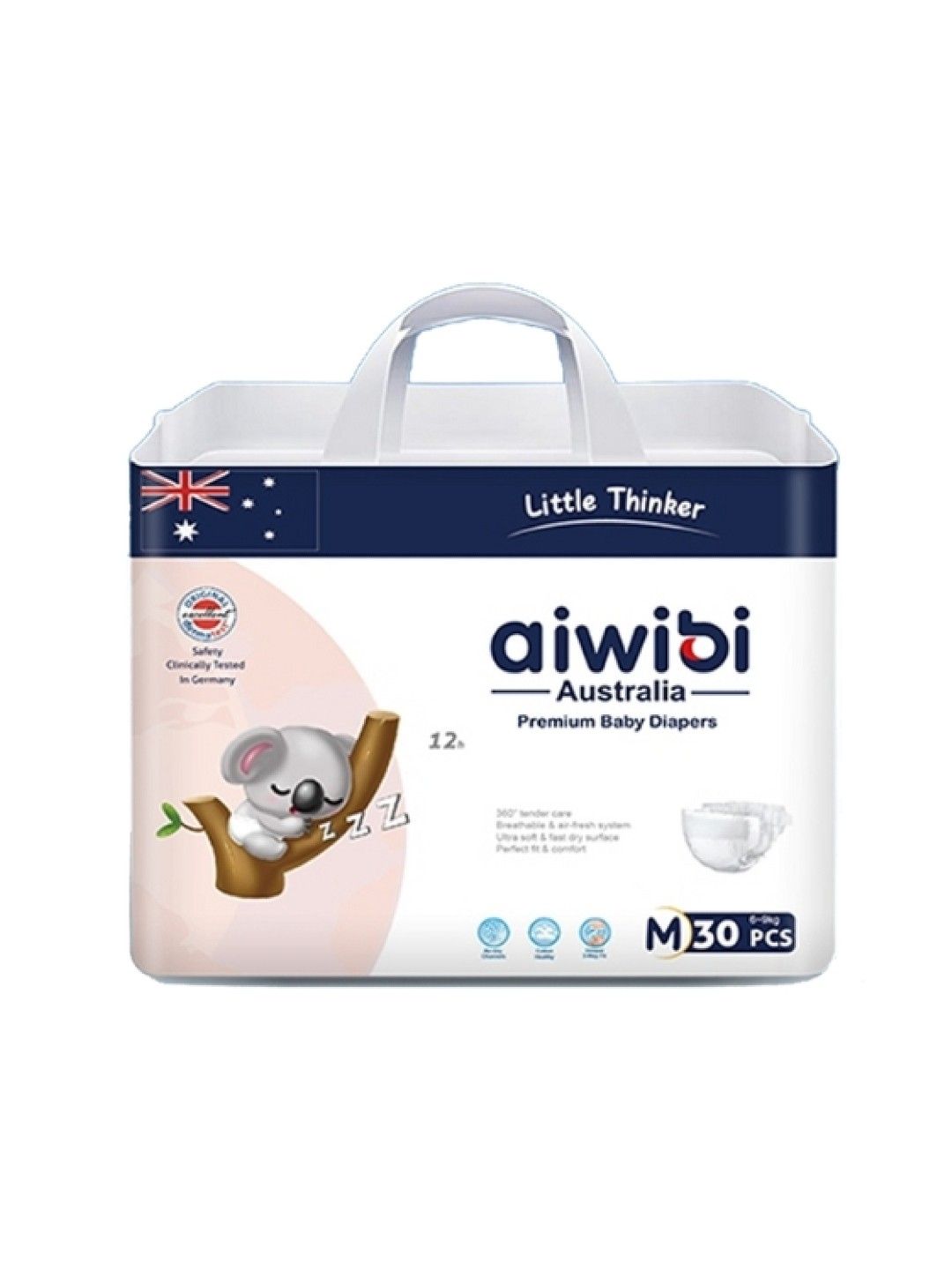 Aiwibi Australia Premium Tape Diaper - Medium