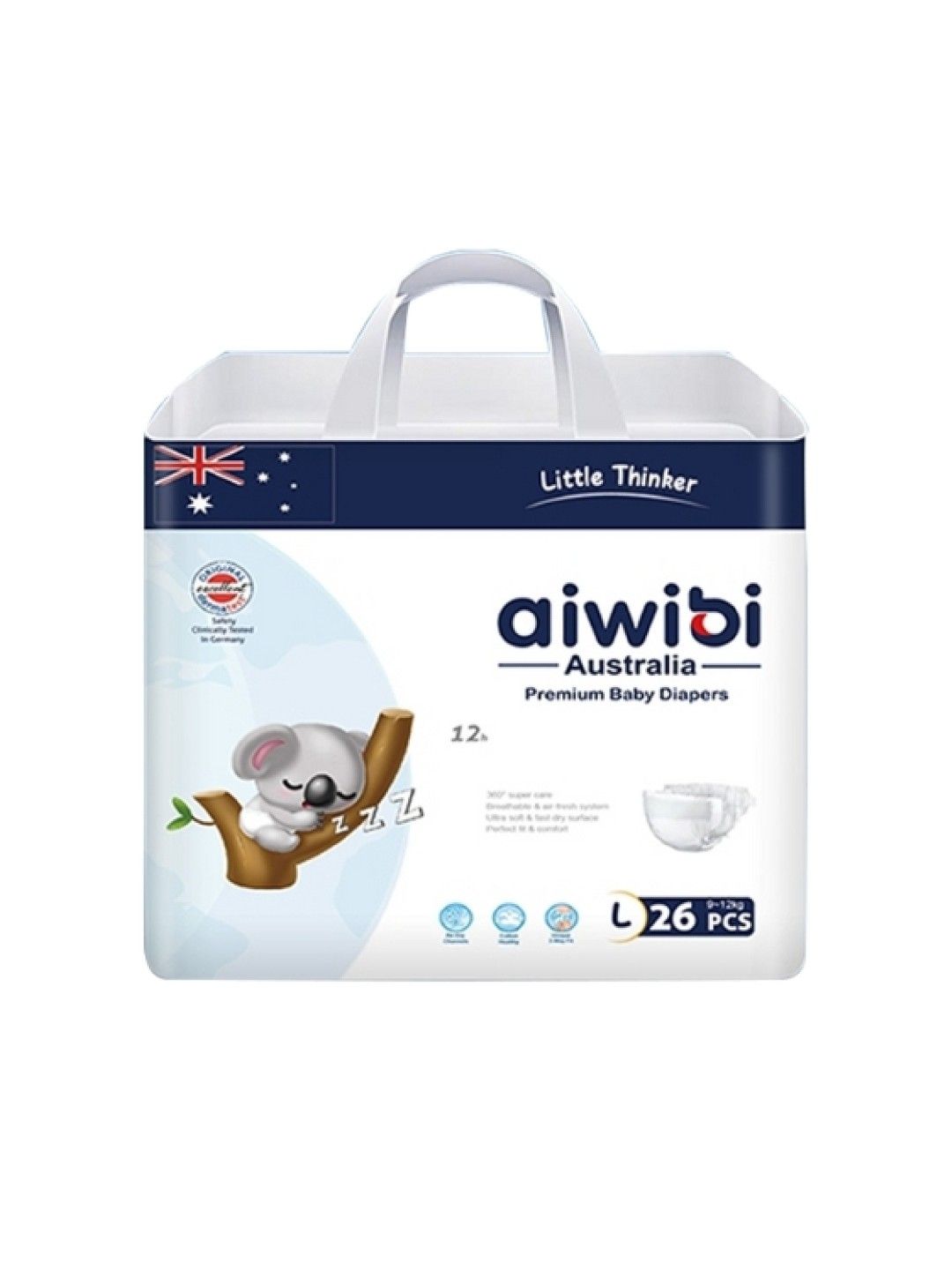 Aiwibi Australia Premium Tape Diaper - Large