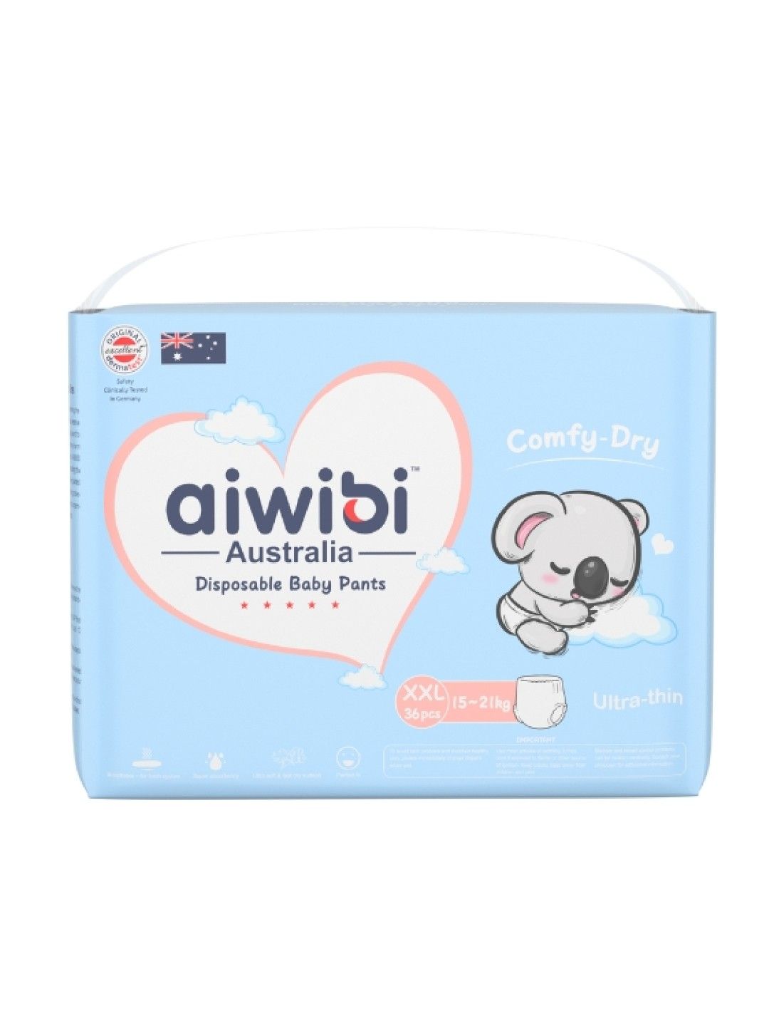 Aiwibi Australia Comfy Dry Pants Diaper - XXL (No Color- Image 1)