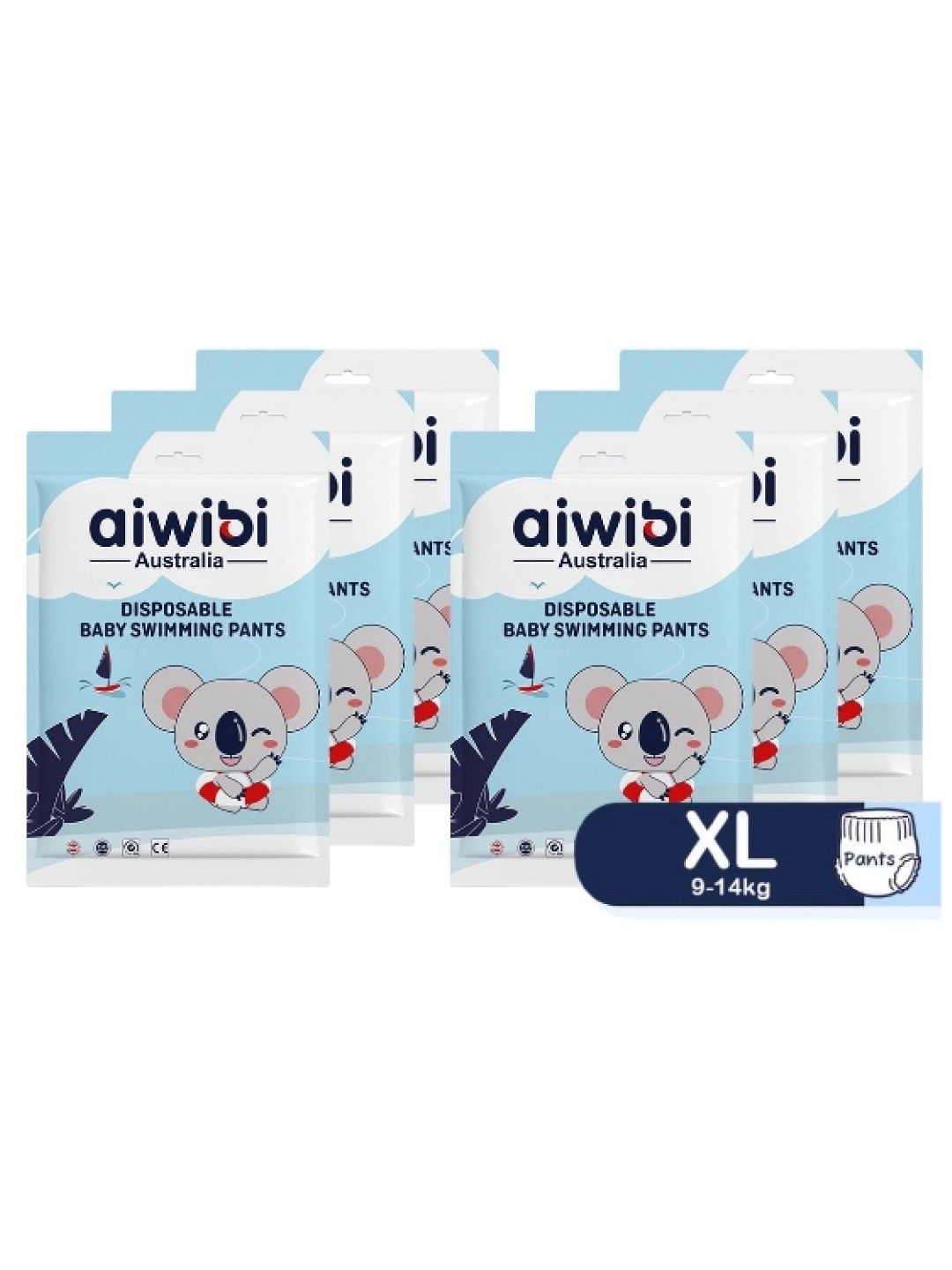 Aiwibi Australia Disposable Swimming Diaper Extra Large (Pack of 3)