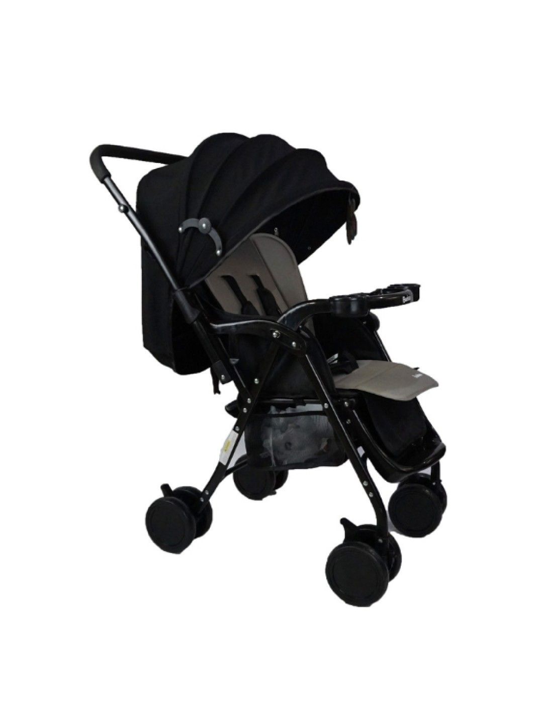 Babygro Reversible Handle Lightweight Stroller (Koshi) - Black