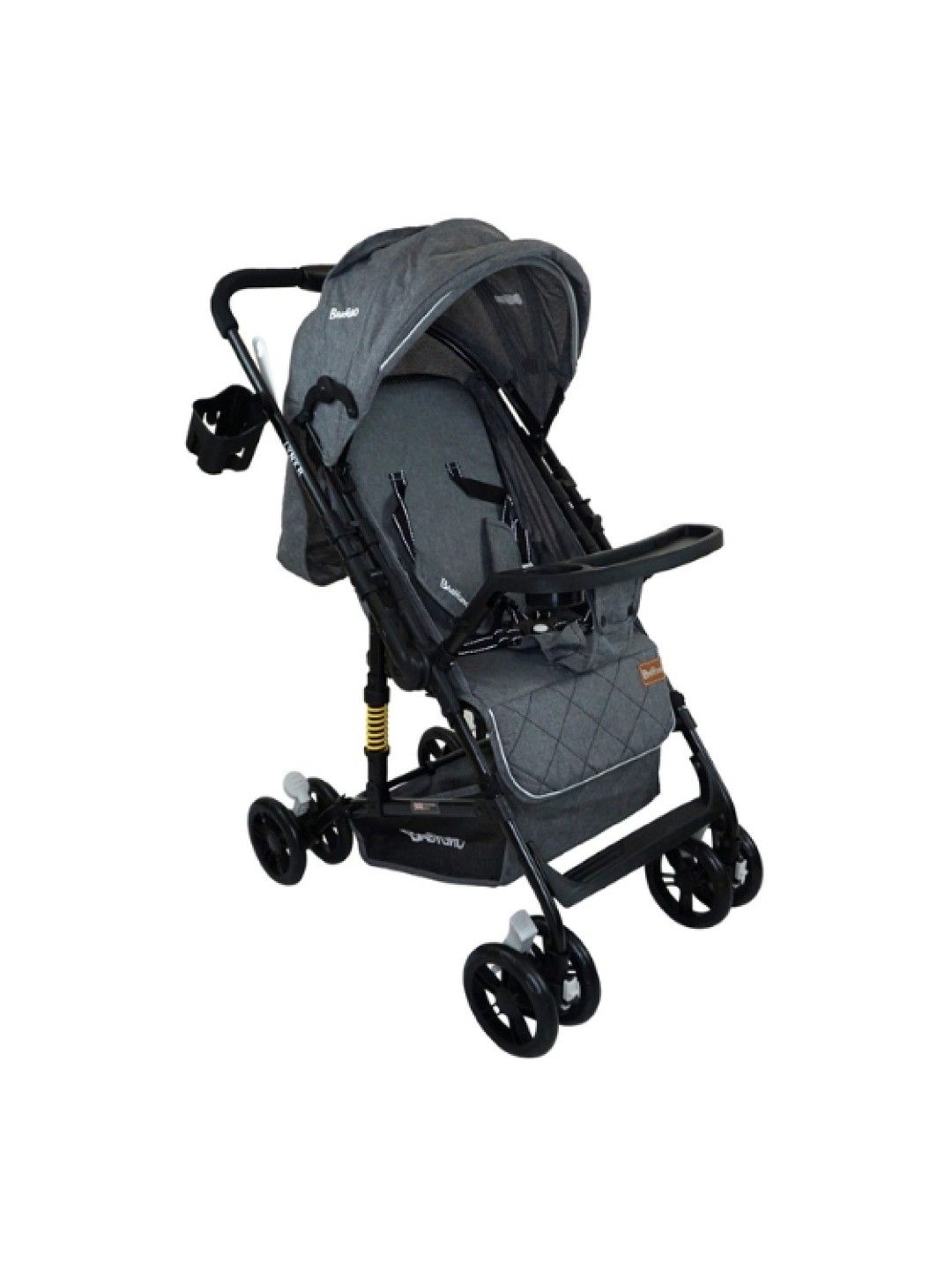 Babygro Compact Reversible Handle Stroller (Lynx-R) - Grey