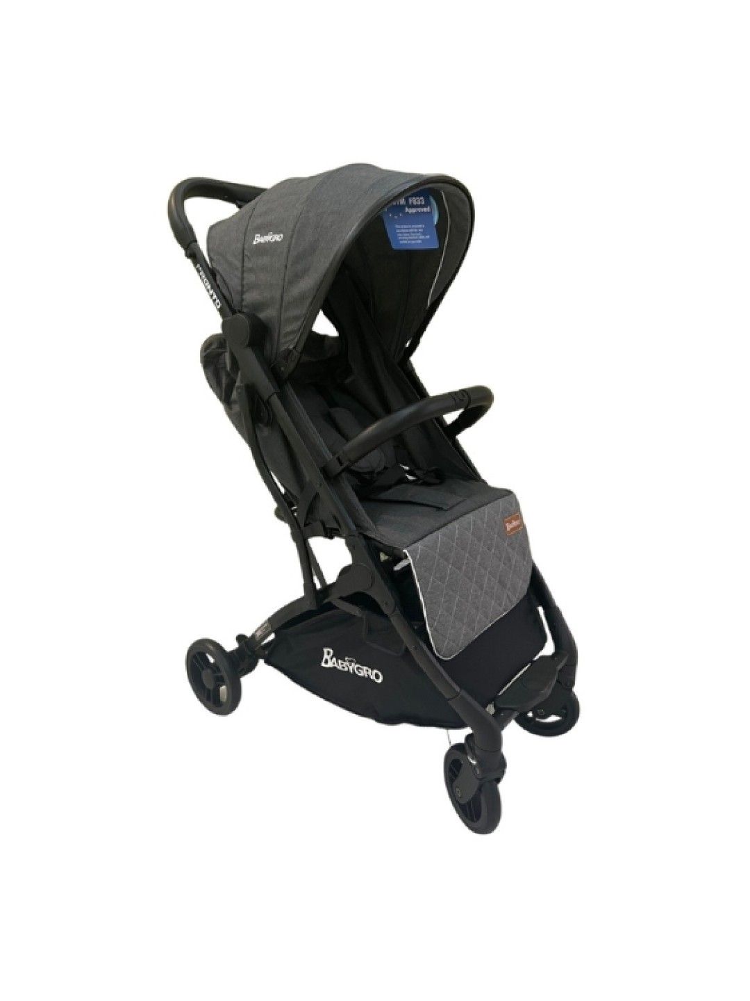 Babygro Cabin Sized Stroller (Pronto) - Grey (Grey- Image 1)