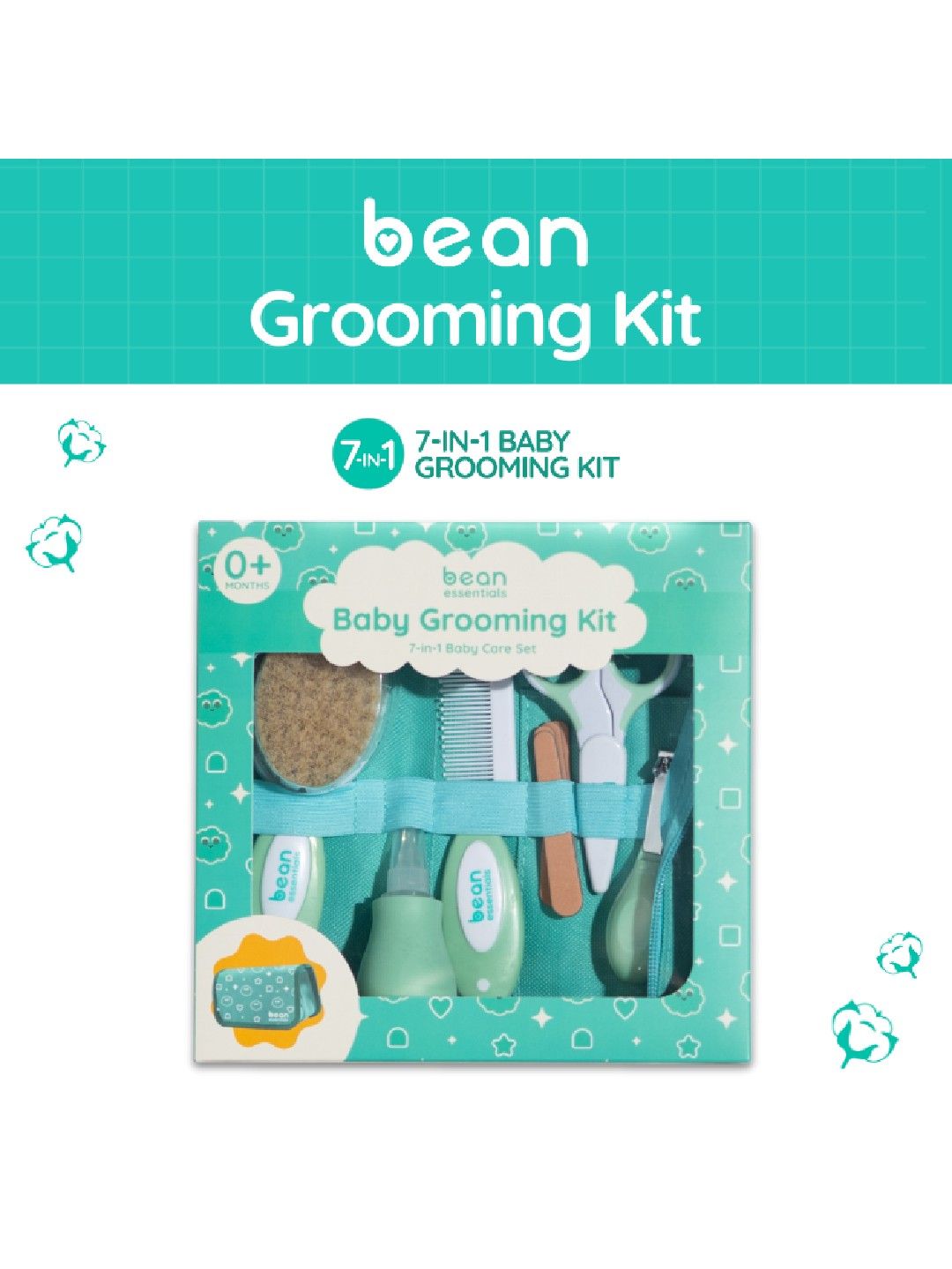 bean essentials Baby Grooming Kit (No Color- Image 1)