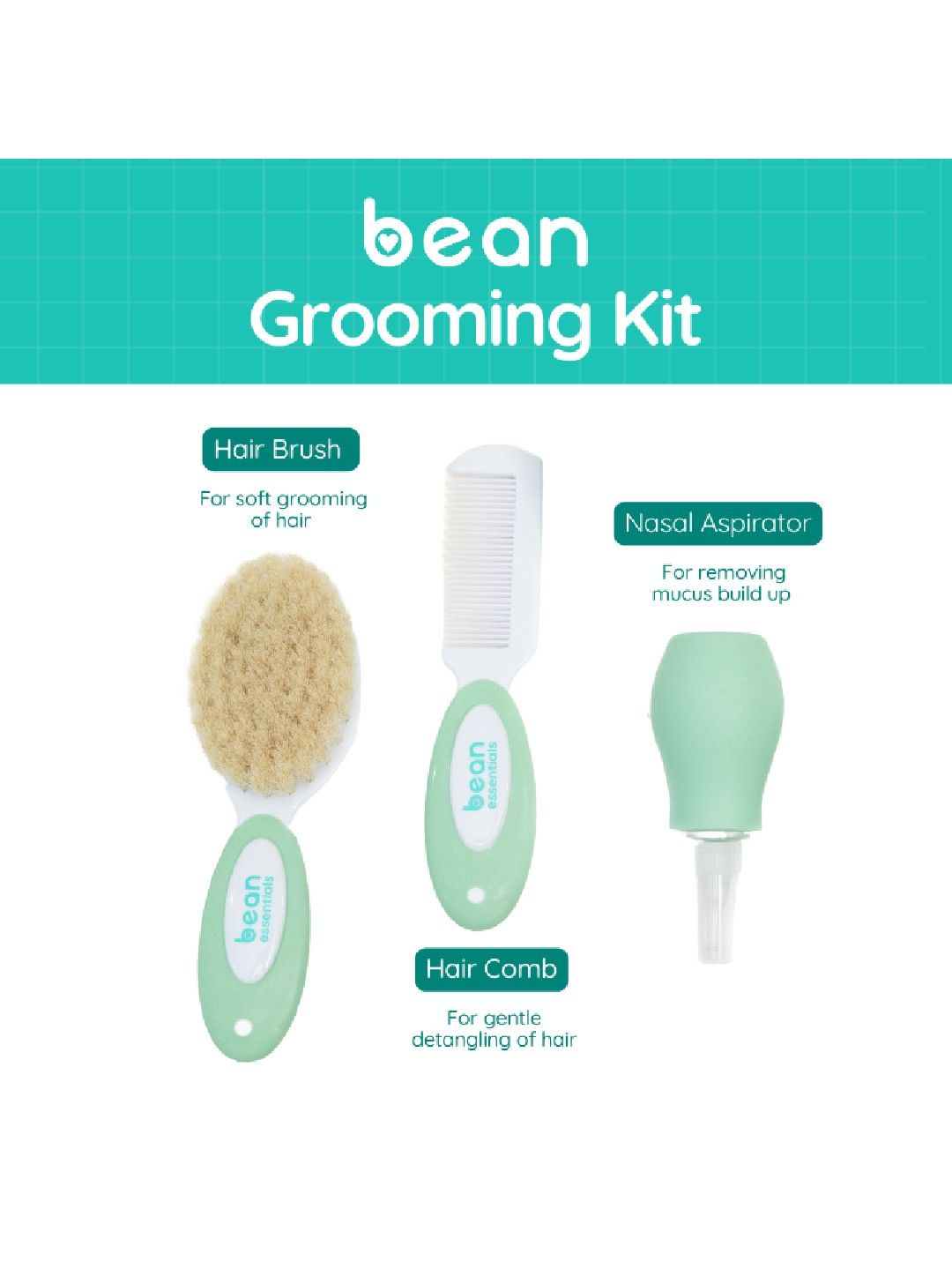 bean essentials Baby Grooming Kit (No Color- Image 3)
