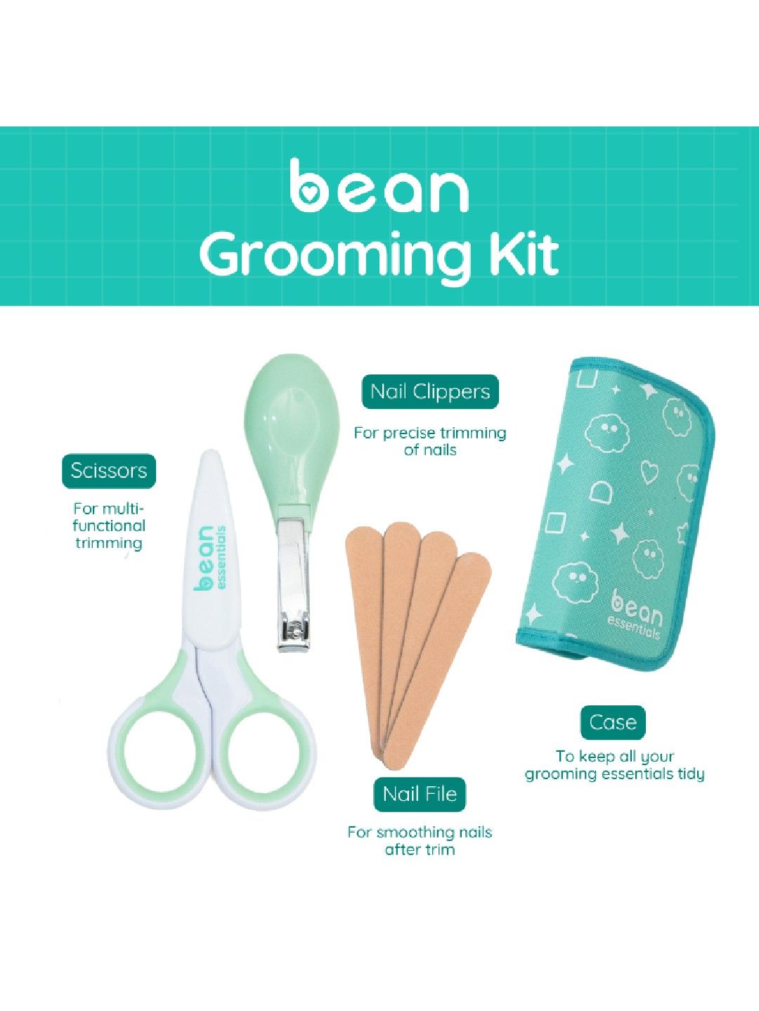 bean essentials Baby Grooming Kit (No Color- Image 4)