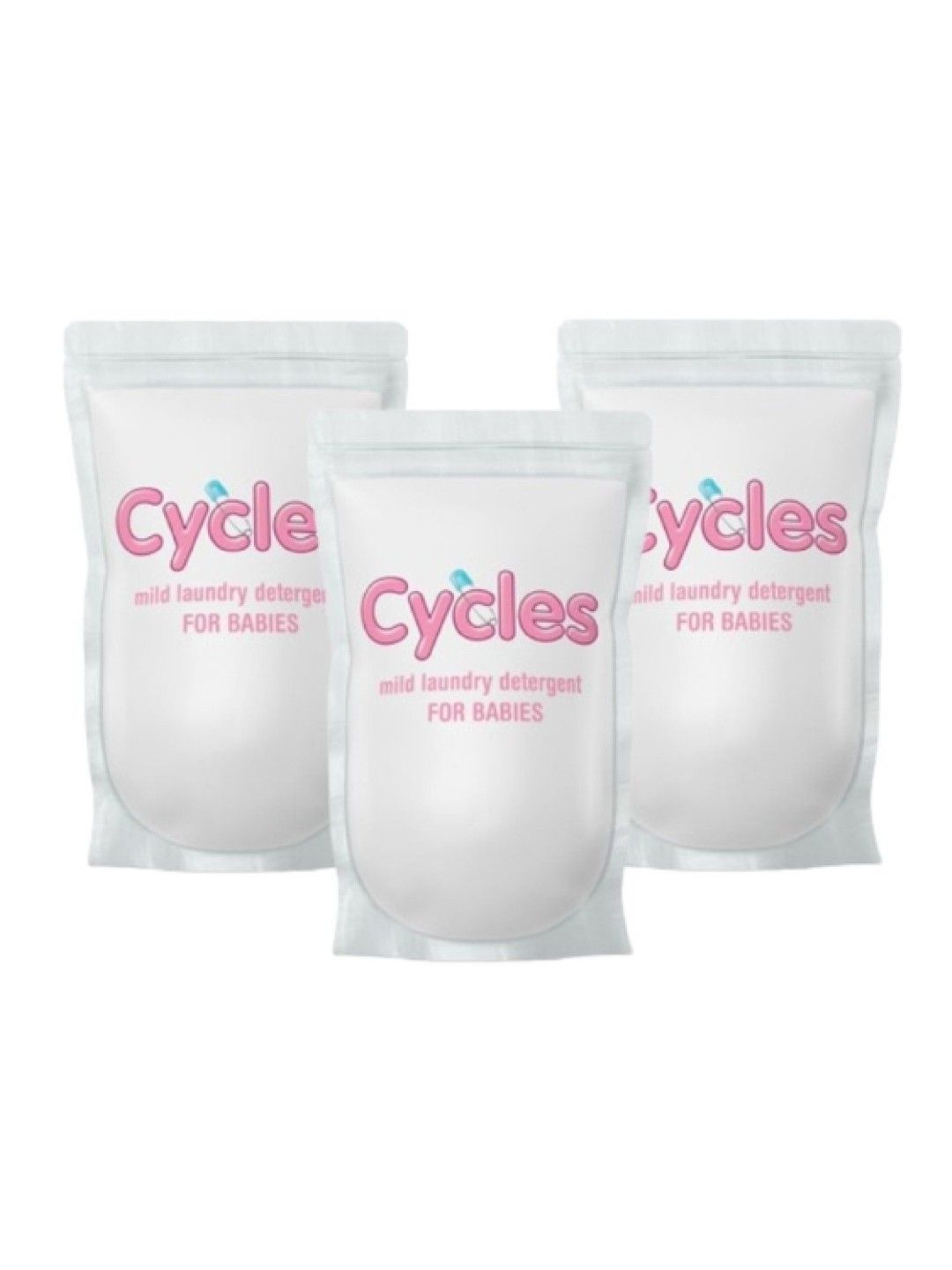 Cycles Mild Laundry Powder Detergent Box-free Set of 3 (1kg)
