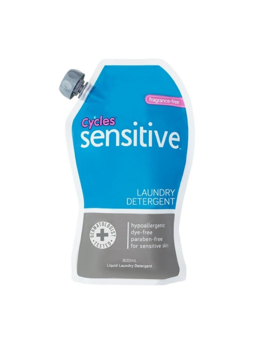 Cycles Sensitive Laundry Detergent Daypack (800ml)