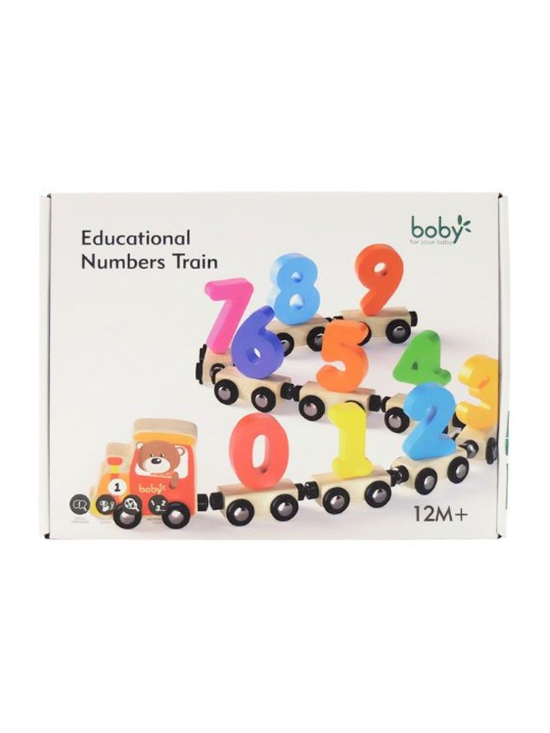 Boby Wooden Educational Numbers Train