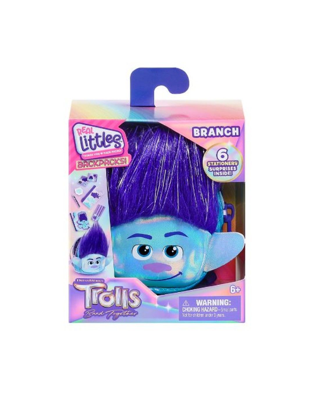 Moose Toys Real Little Trolls Back Pack Branch (No Color- Image 1)