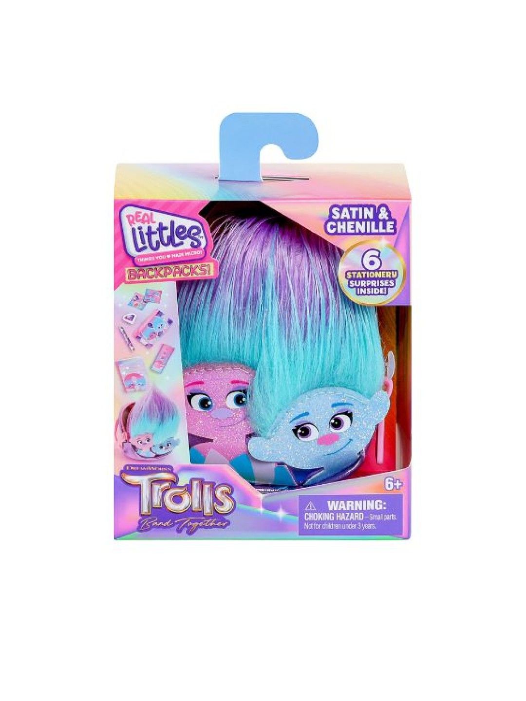 Moose Toys Real Little Trolls Back Pack Satin Chenille (No Color- Image 1)