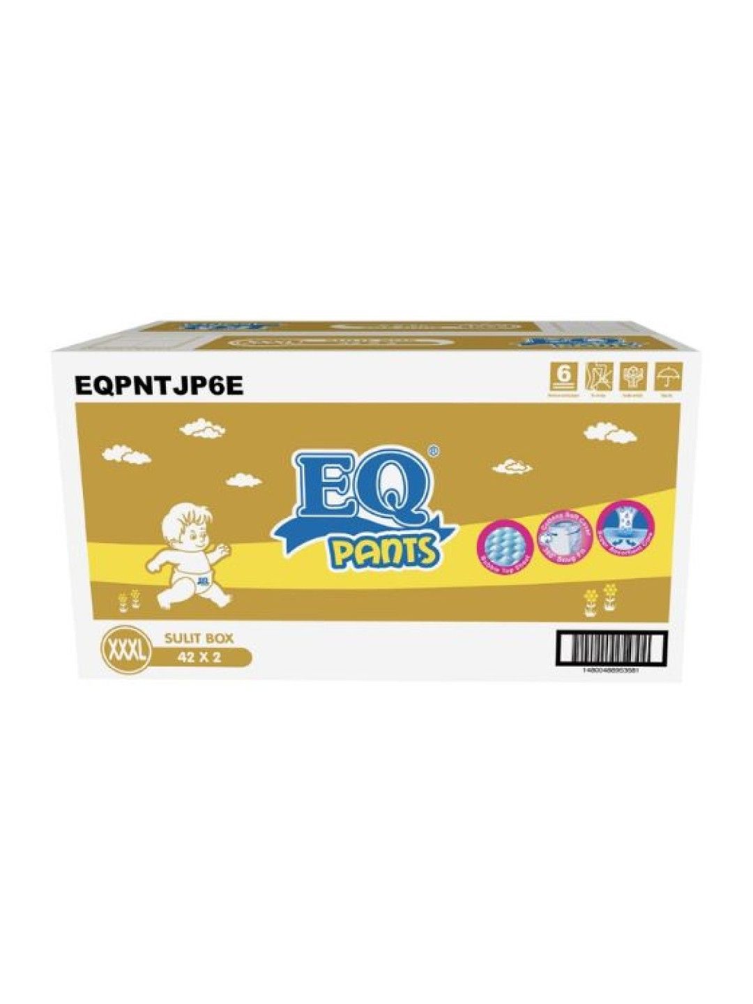 EQ Diapers and Wipes [Online Exclusive] EQ Pants Sulit Box XXXLarge (84s)