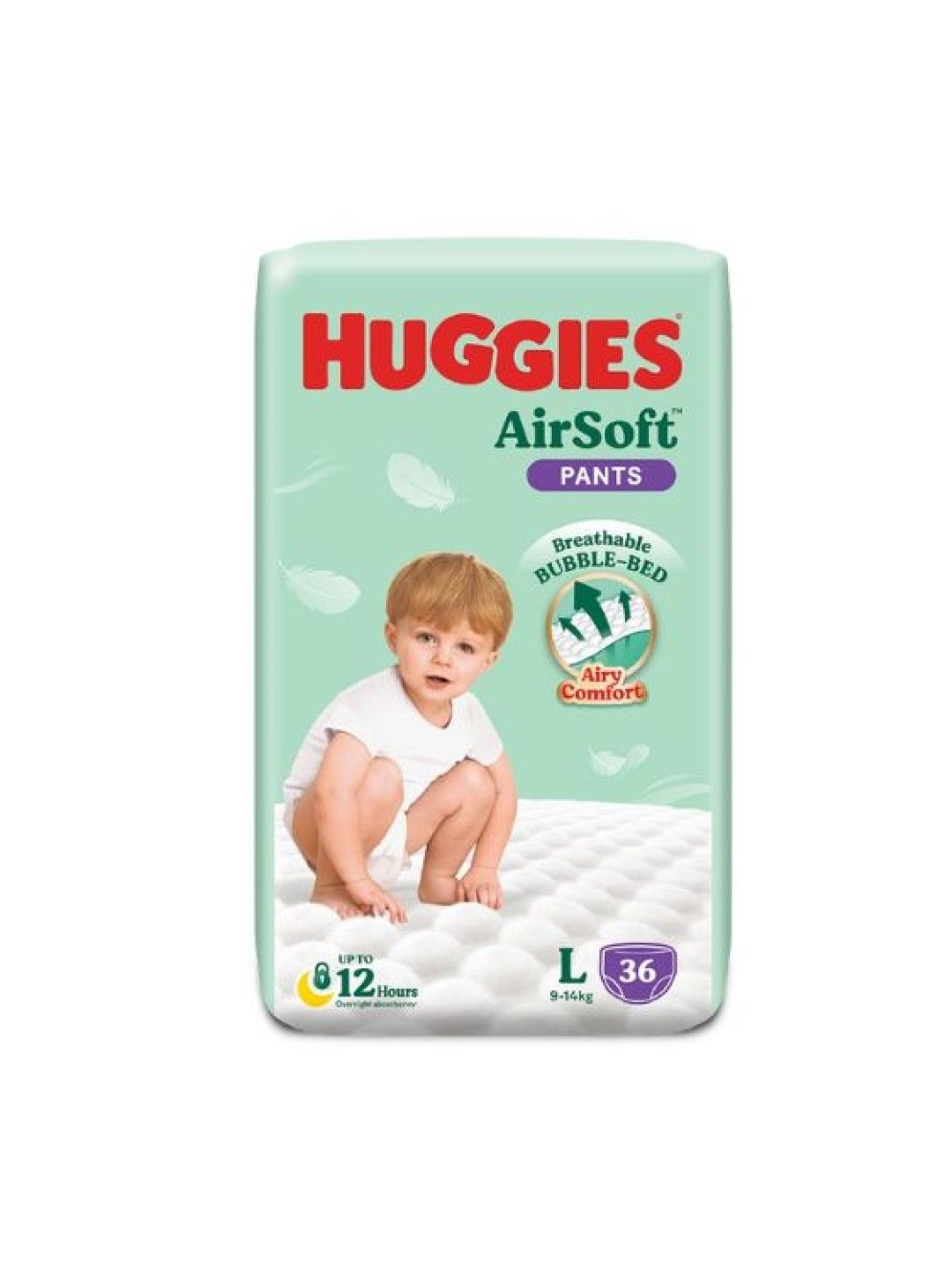 Huggies AirSoft Diaper Pants Large - 36 pcs