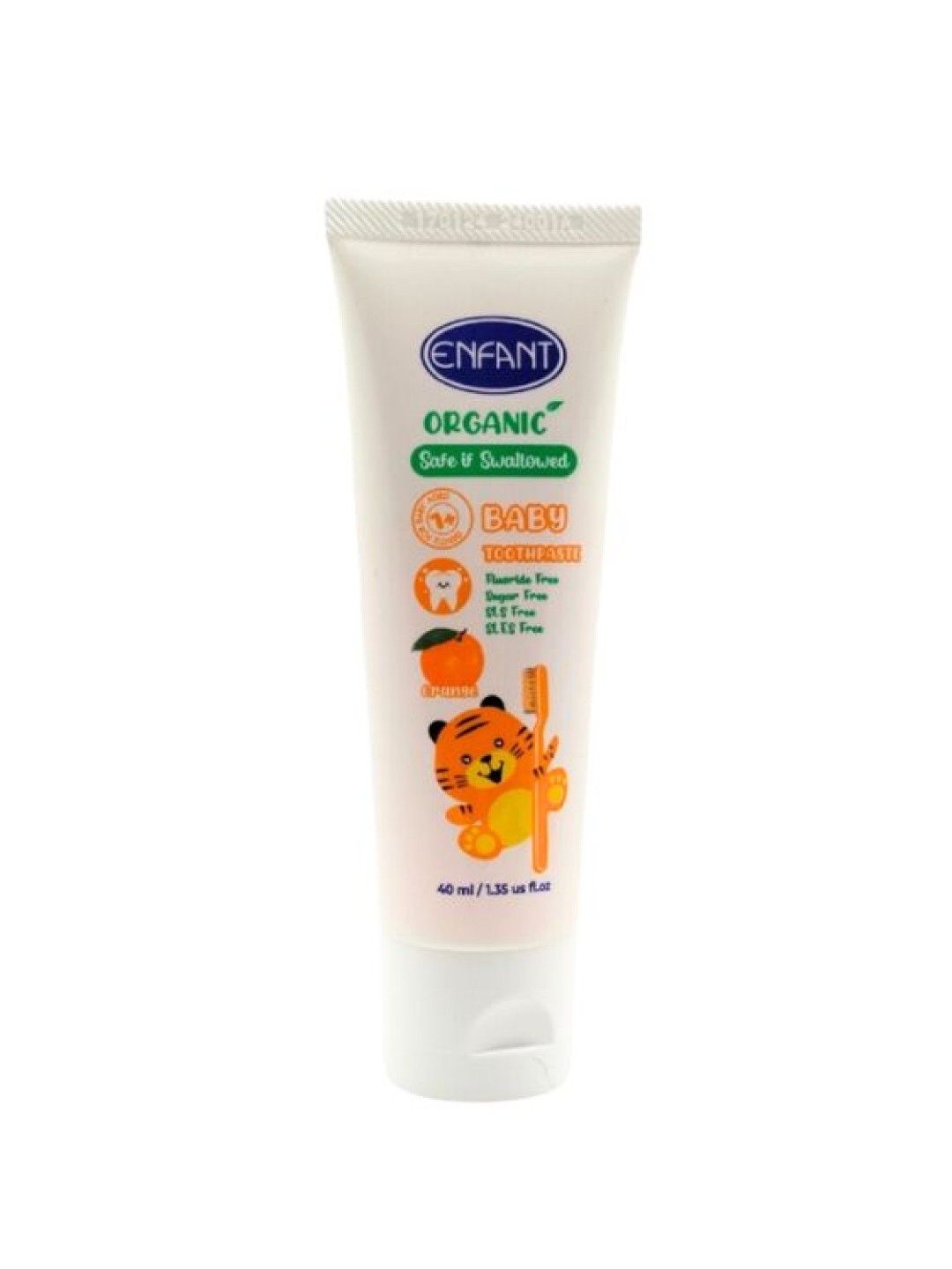 Enfant Organic Toothpaste - Orange (No Color- Image 1)