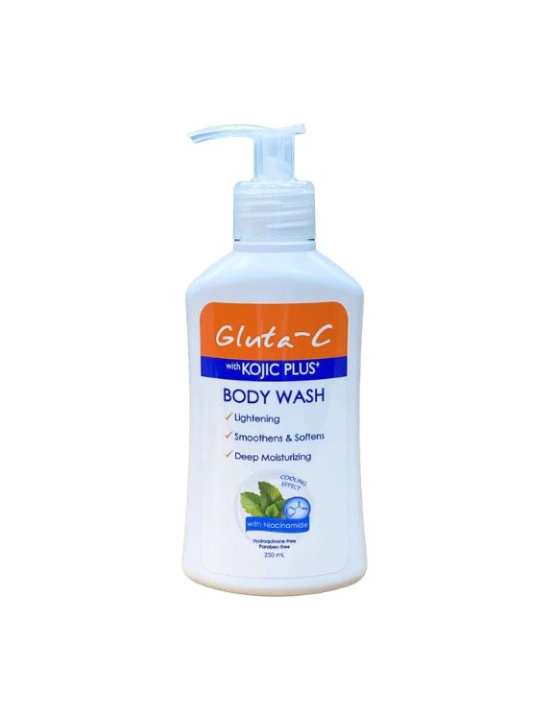 Gluta-C Kojic Plus+ Body Wash with Cooling Effect (250ml) (No Color- Image 1)