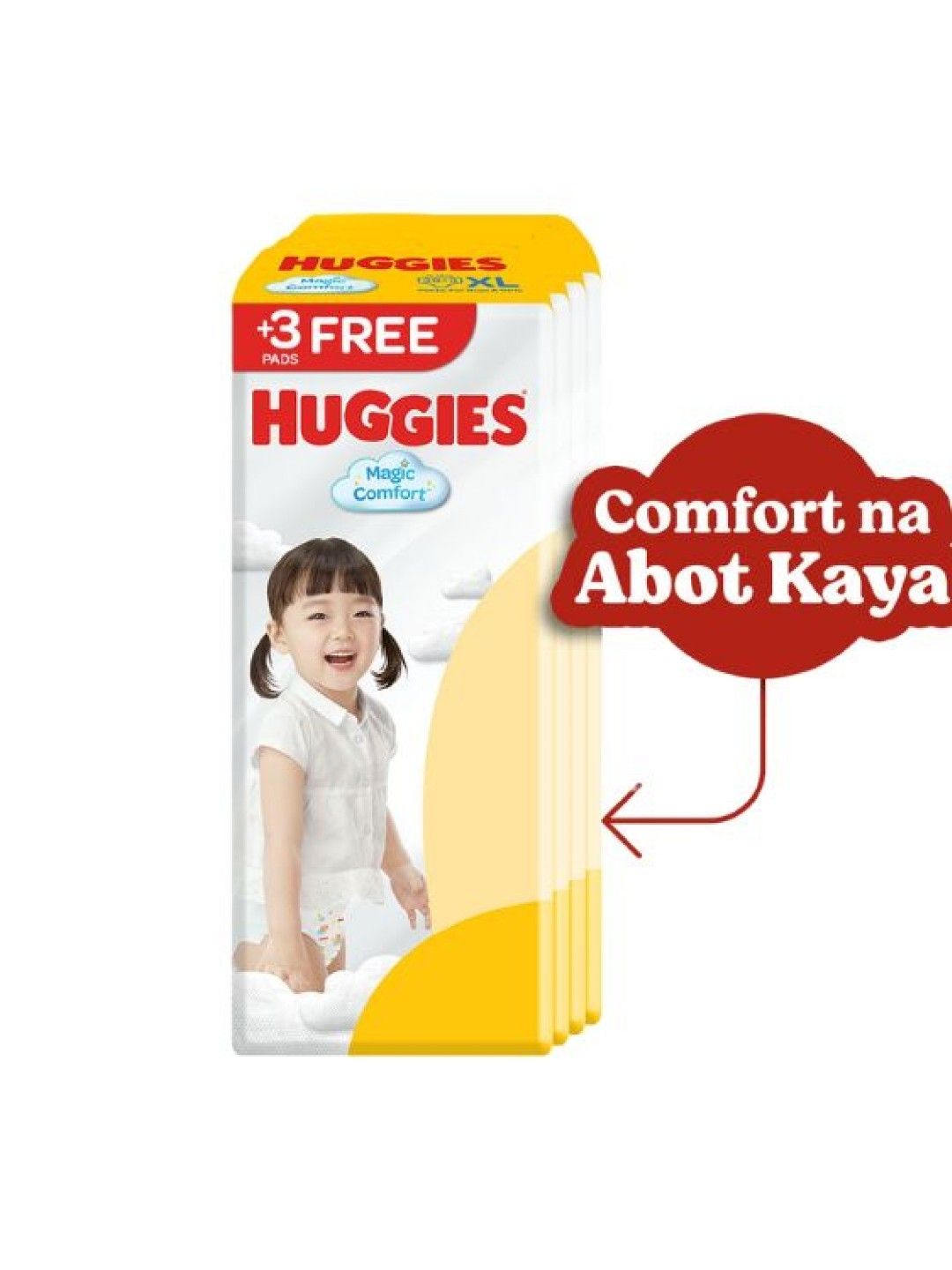 Huggies Magic Comfort Pants XL - 32 pcs x 4 packs (128 pcs)