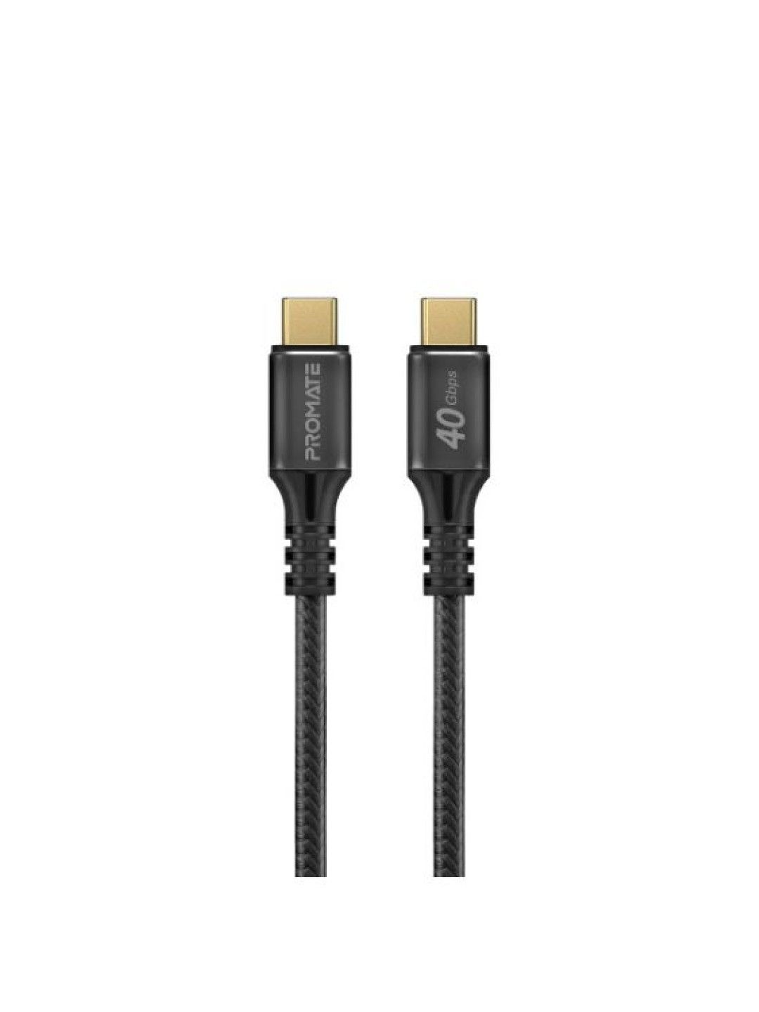 Promate POWERBOLT240-1M 240W Super Speed Fast Charging USB-C Thundebolt 3 Cable (No Color- Image 1)