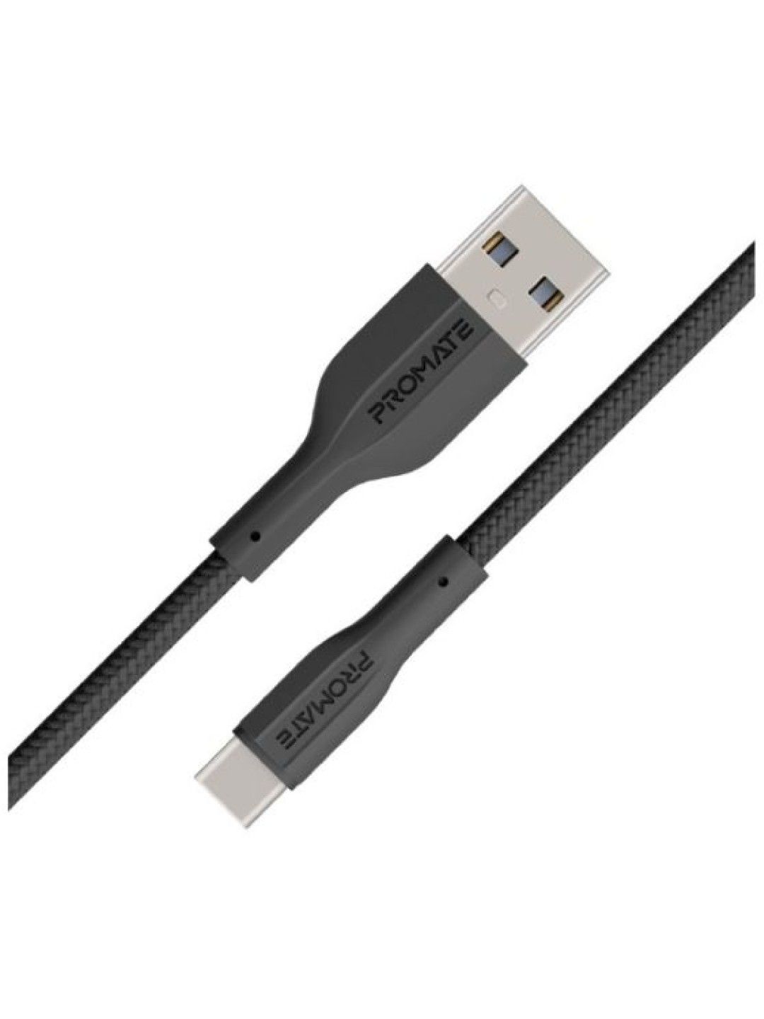 Promate XCORD-AC Super Flexible Data & Charge USB-C Cable (Black- Image 1)