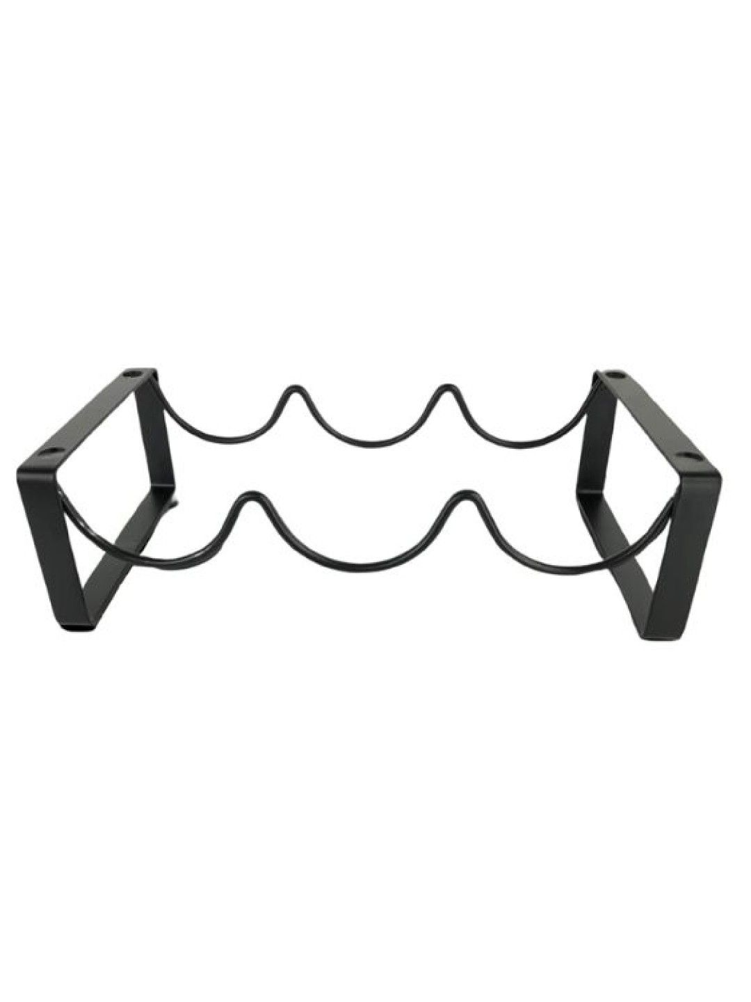 Sunbeams Lifestyle CRYSALIS Premium Wine Rack 34x16.5x11cm Wine Bottle Storage Organizer (Black- Image 1)