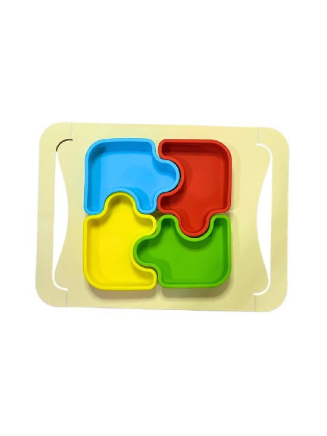 JulieBean Baby Puzzle Plate with Carrying Tray (5pcs)