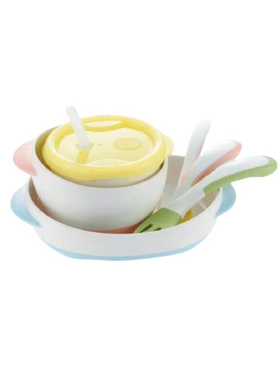 Richell Basic Feeding Set with Suction Cup