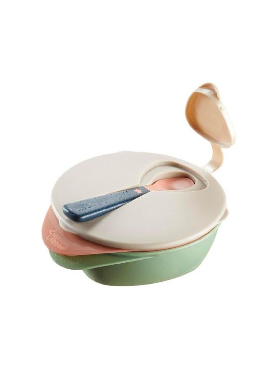 Tommee Tippee Easy-scoop Bowls with travel lid and Spoon (No Color- Image 1)