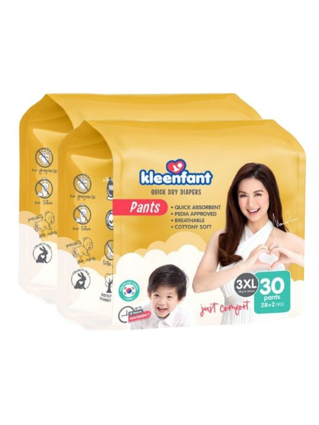 Kleenfant Diaper Pants XXXL (30 pcs x 2 pack) (No Color- Image 1)